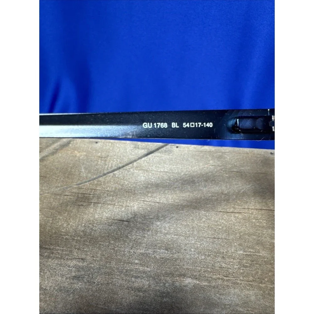 Guess Eyewear GU 1768 Blue 54🔳 17-140 Full Rim Eyeglasses Frame Only Y2K W/Case